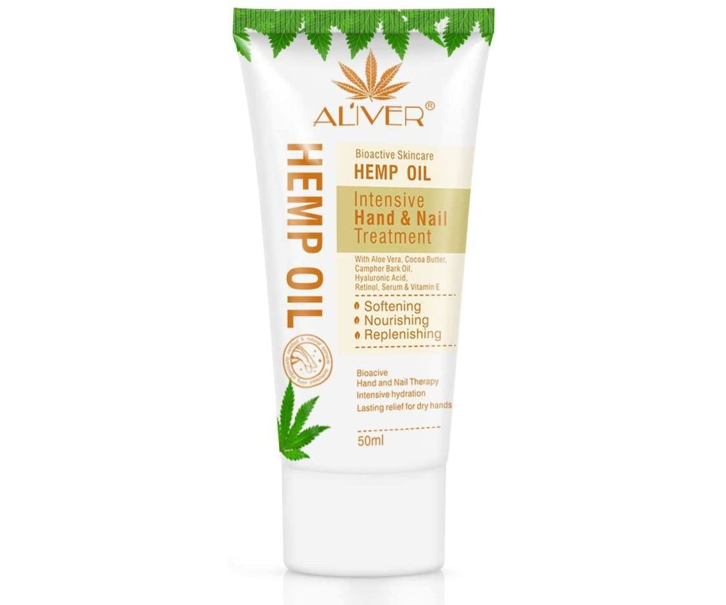 Hanf und Hemp - Aliver Bio Feuchtigkeitscreme mit Hanf