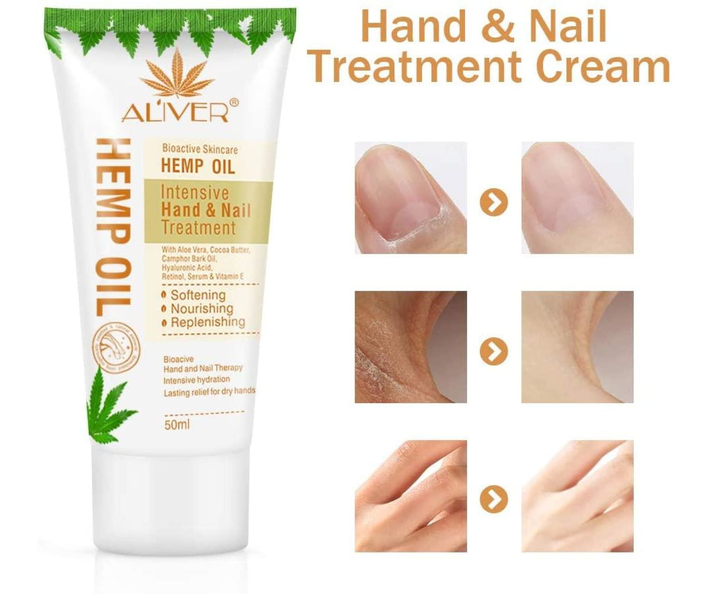 Hanf und Hemp - Aliver Bio Feuchtigkeitscreme mit Hanf