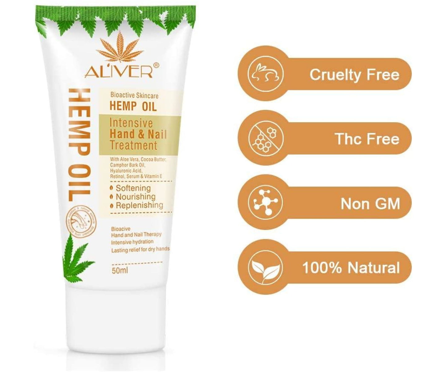 Hanf und Hemp - Aliver Bio Feuchtigkeitscreme mit Hanf