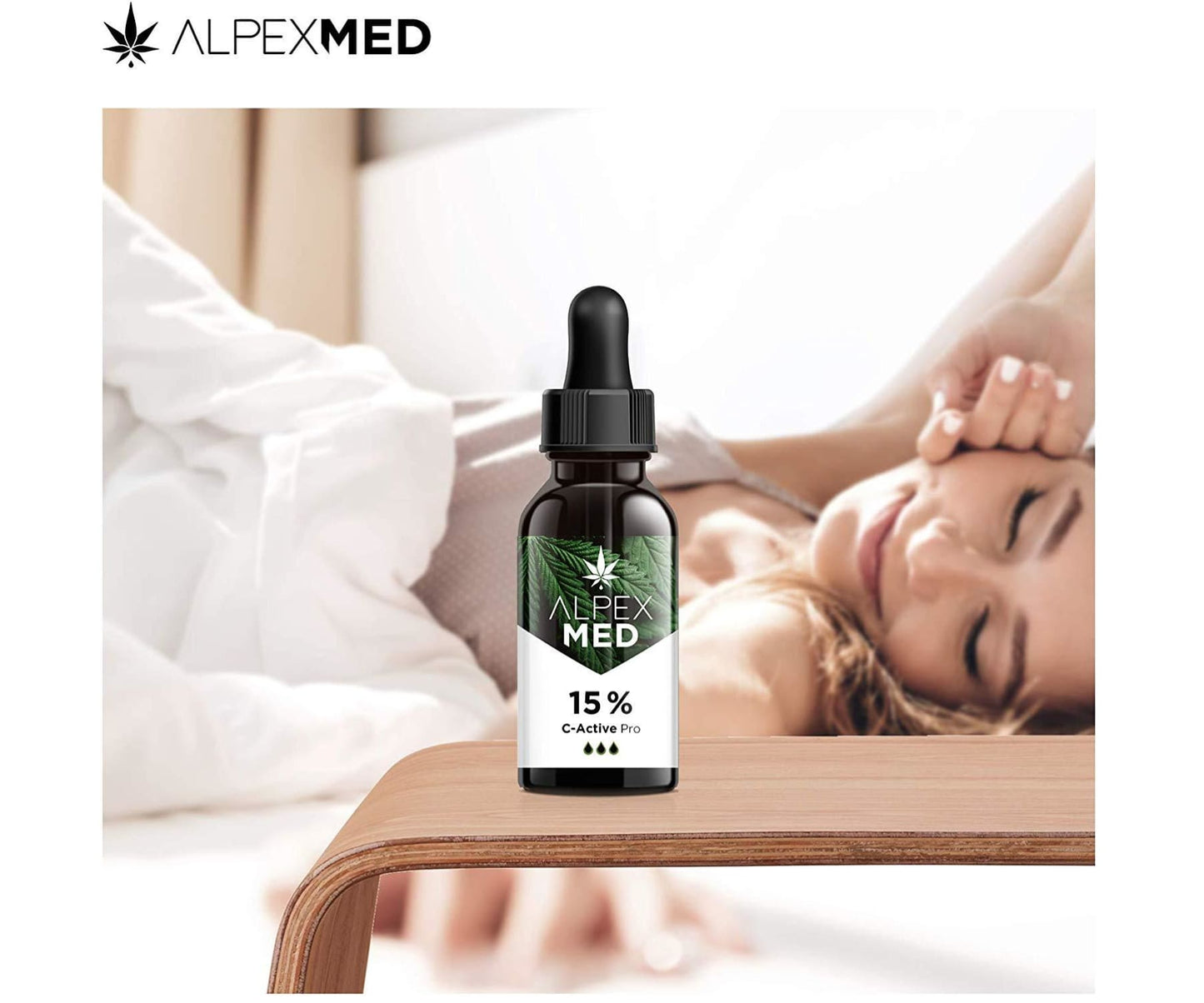 Hanf und Hemp - ALPEX-MED 15% KOMPLEX 10ml- Premium Hanfsamenöl