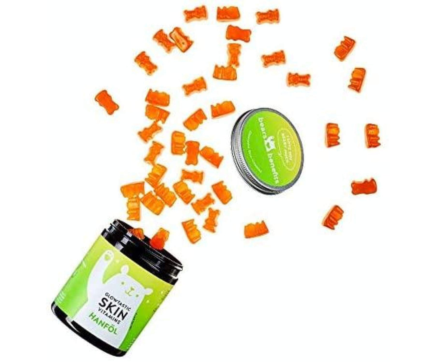 Hanf und Hemp - Bears with Vitamins Glowtastic Skin Vitamins Hanföl 30 St. Gummibärchen à 100mg