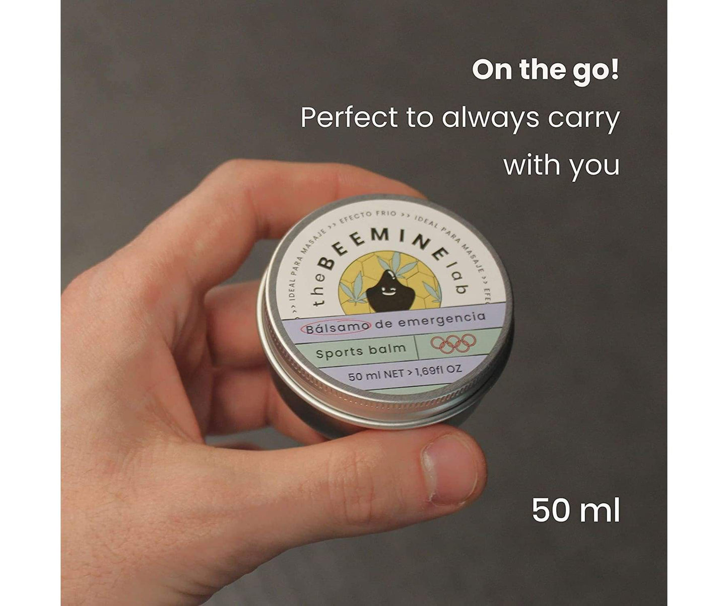 Hanf und Hemp - Beemine Bio Hanföl Creme und Balsam - 50ml bei Verspannungen Muskelschmerzen