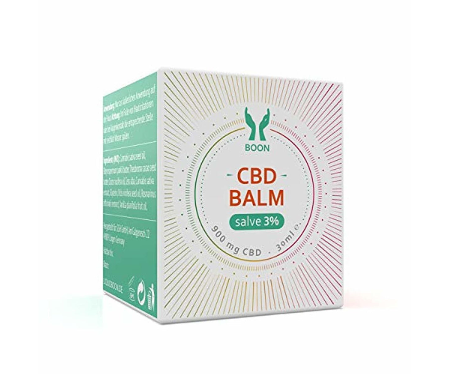 BOON - BOON - CBD Balmsalve 3% 900mg Hanf Creme/Balsam 30ml