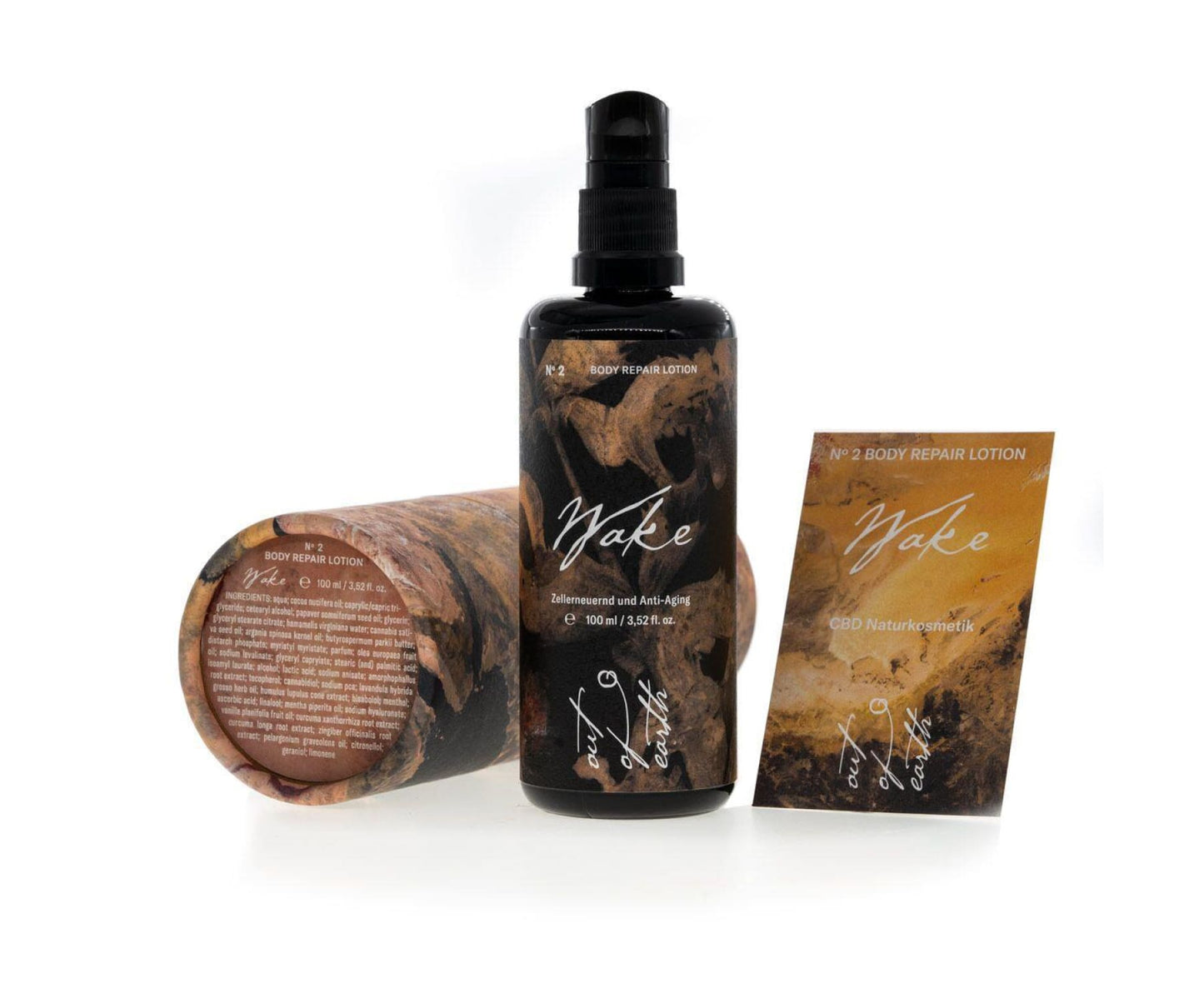 Hanf und Hemp - CBD Öl Out of Earth No 2 Wake Body Repair Lotion
