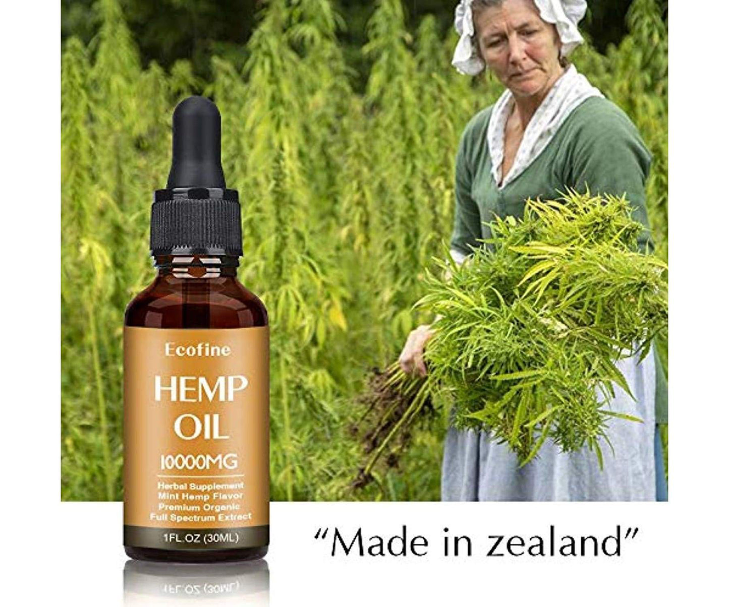 Hanf und Hemp - EcofineHemp - 50% (30ml) - 100% Natürlich - Schmerzen/Stress