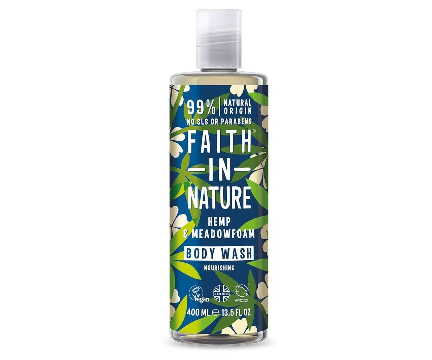 Hanf und Hemp - Faith in Nature Hanf Badeschaum/Duschgel 400ml