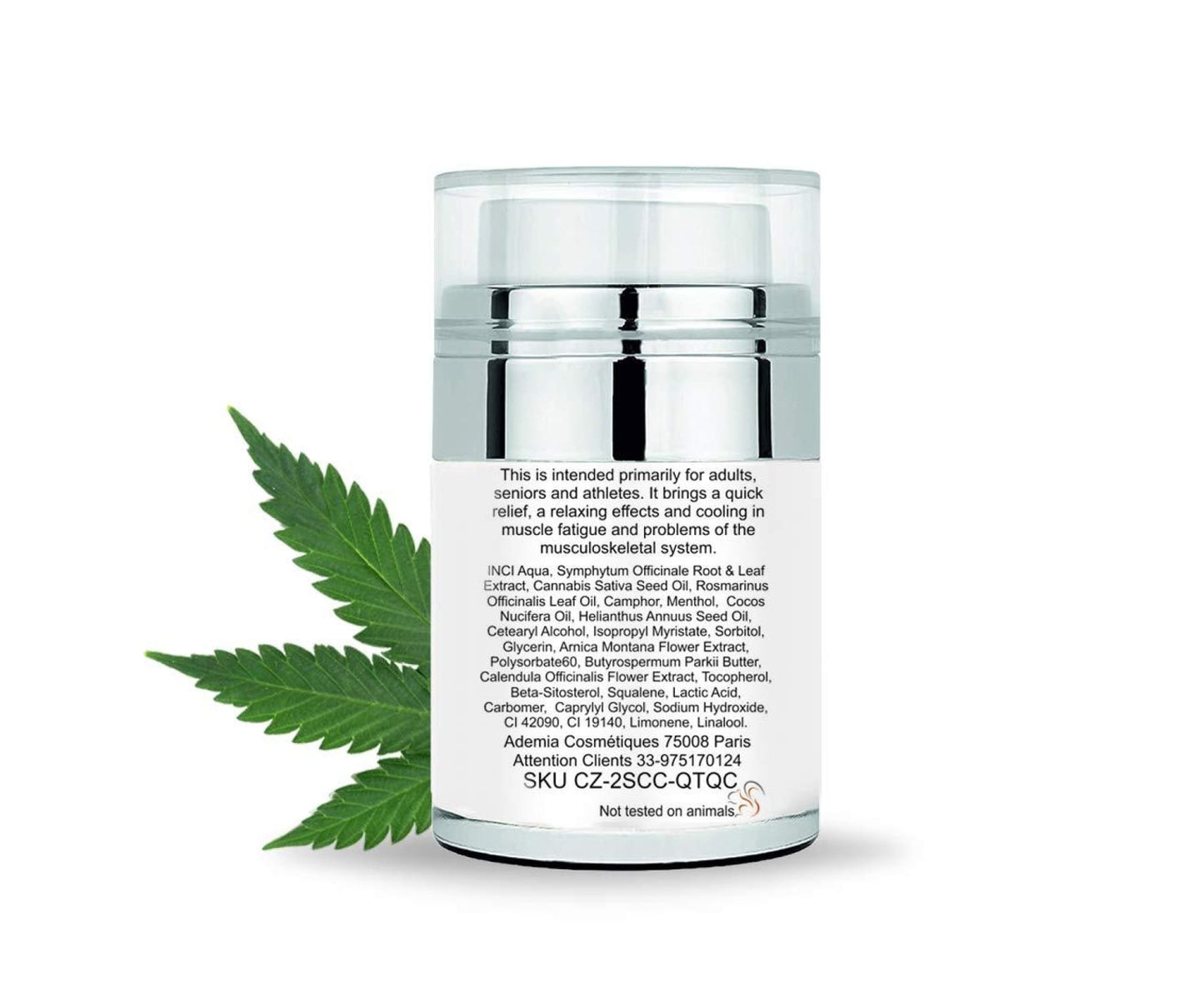 Hanf&Hemp - Hanf Gel Hochwertige Schmerzlinderung Creme - Muskelschmerzen 50ml