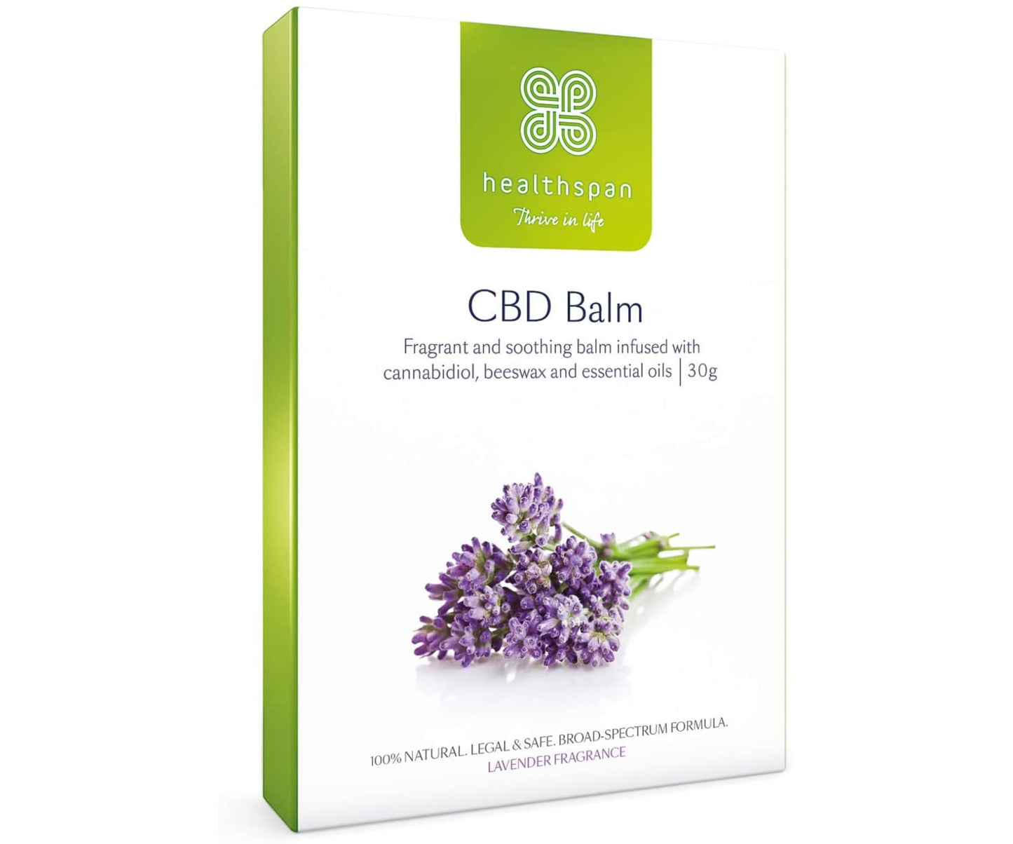 Healthspan - Healthspan CBD Balsam 30g mit 180mg Cannabidiol und Essential Oils