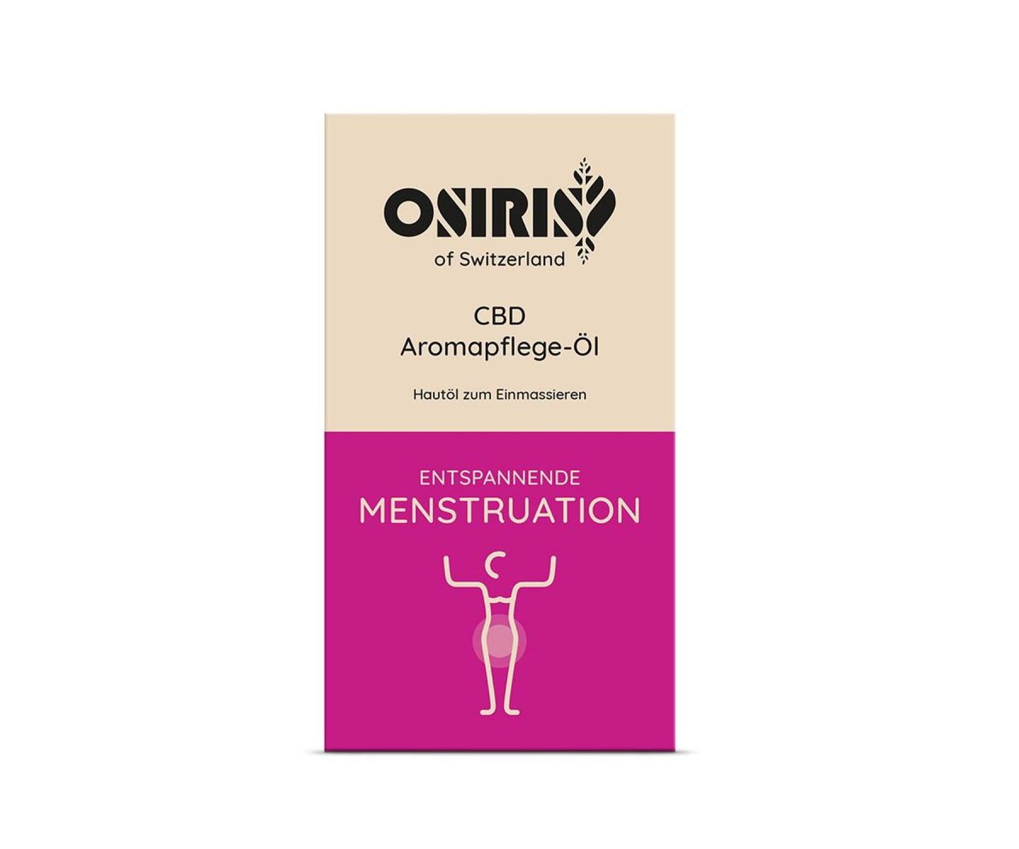 Hanf und Hemp - Osiris Entspannende Menstruation CBD Aromapflegeöl