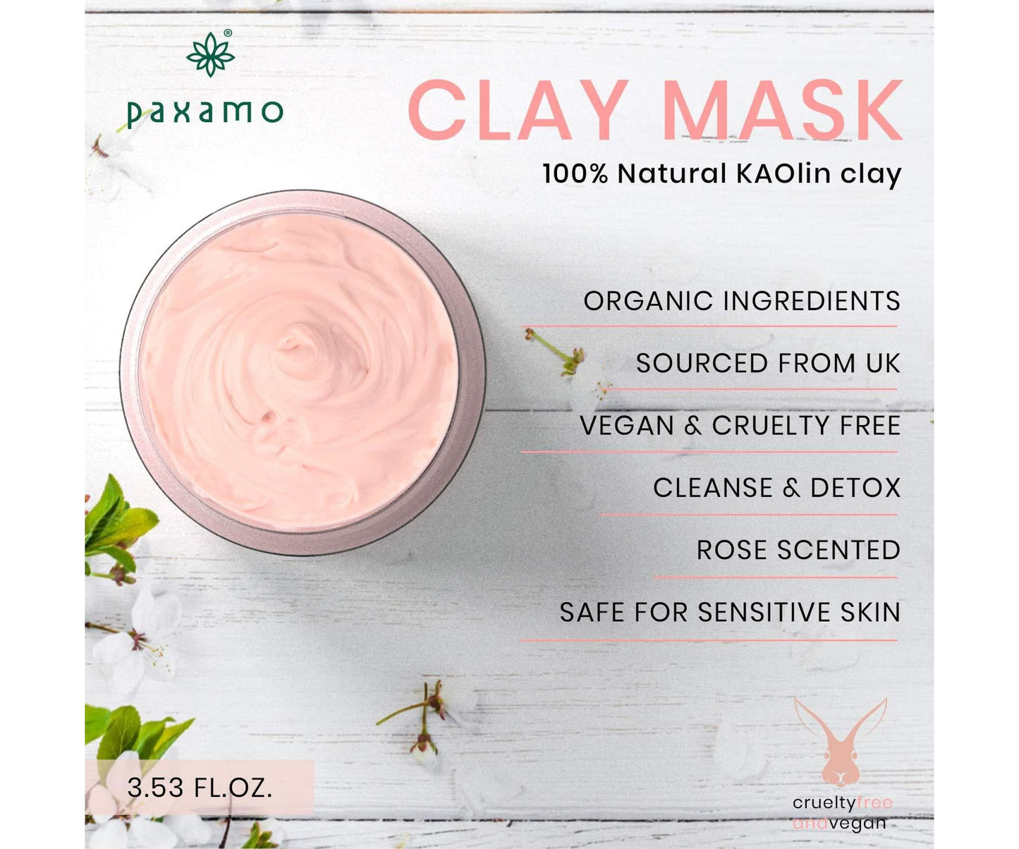 Brand: Paxamo - PAXAMO Hanf Tonmaske - Mitesser Hautpflege 100ml