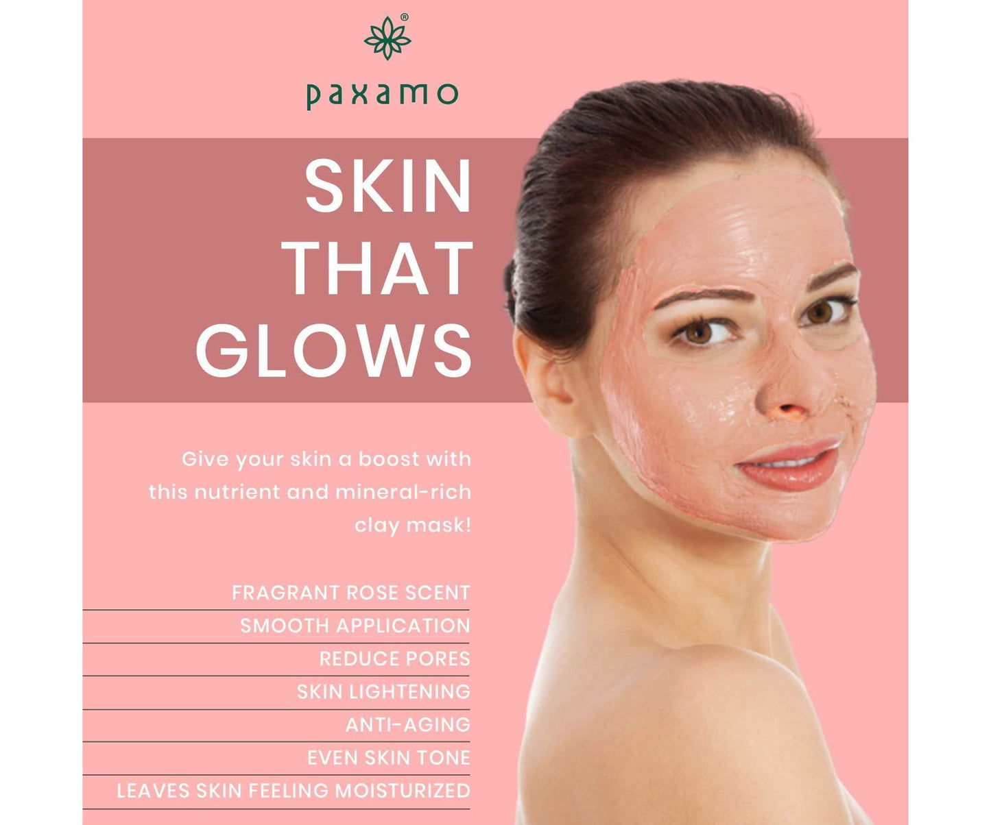 Brand: Paxamo - PAXAMO Hanf Tonmaske - Mitesser Hautpflege 100ml