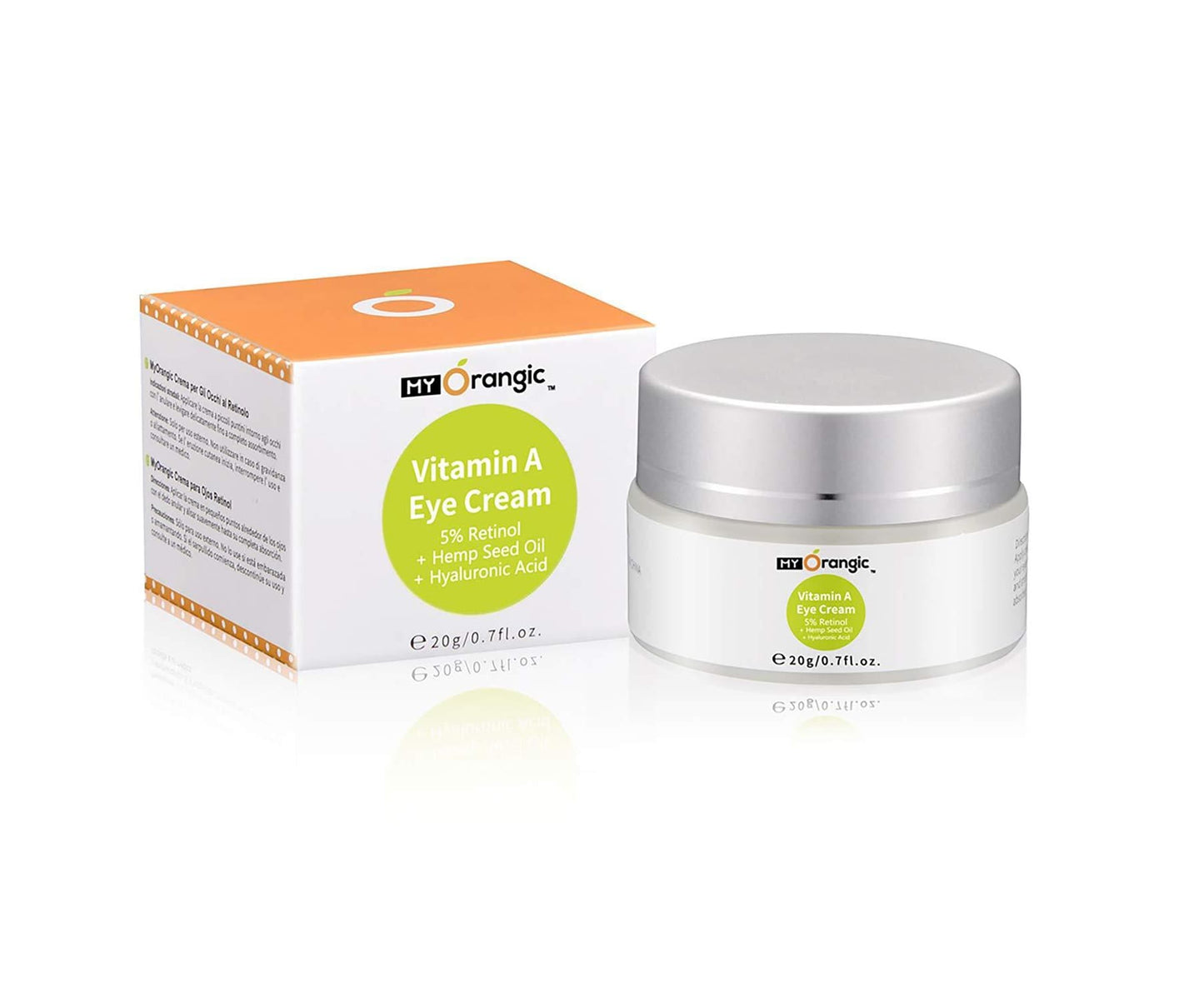 Hanf und Hemp - Straffende Augencreme mit Retinol + Hanföl 20g