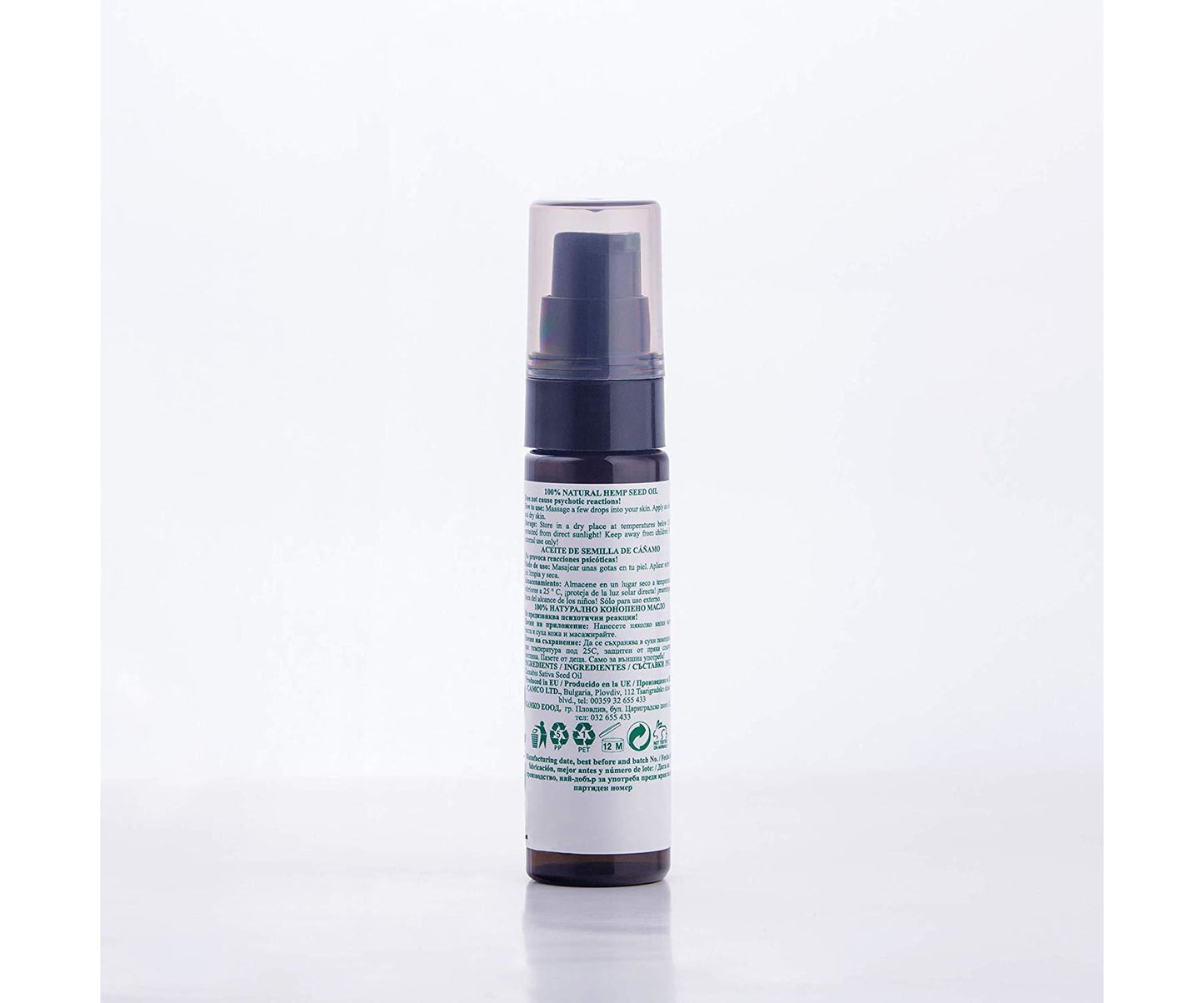 Hanf und Hemp - Victoria Beauty 100% Reines Hanföl kaltgepresst zur Gesichtspflege 30ml