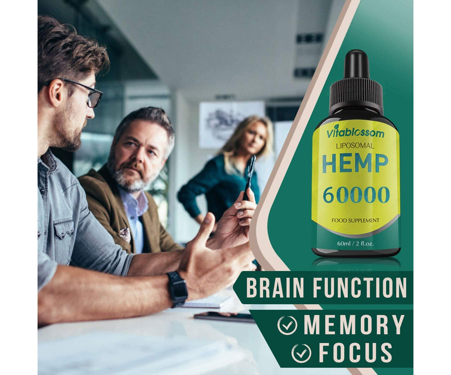 Vitablossom - Vitablossom Liposomales Hanföl à 90%/60000mg
