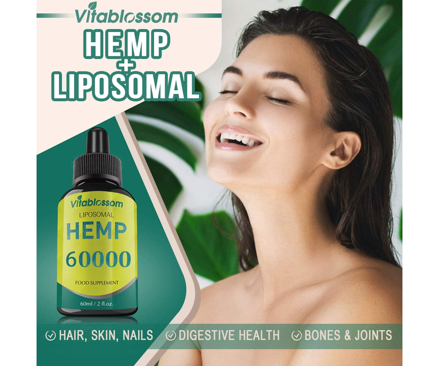 Vitablossom - Vitablossom Liposomales Hanföl à 90%/60000mg