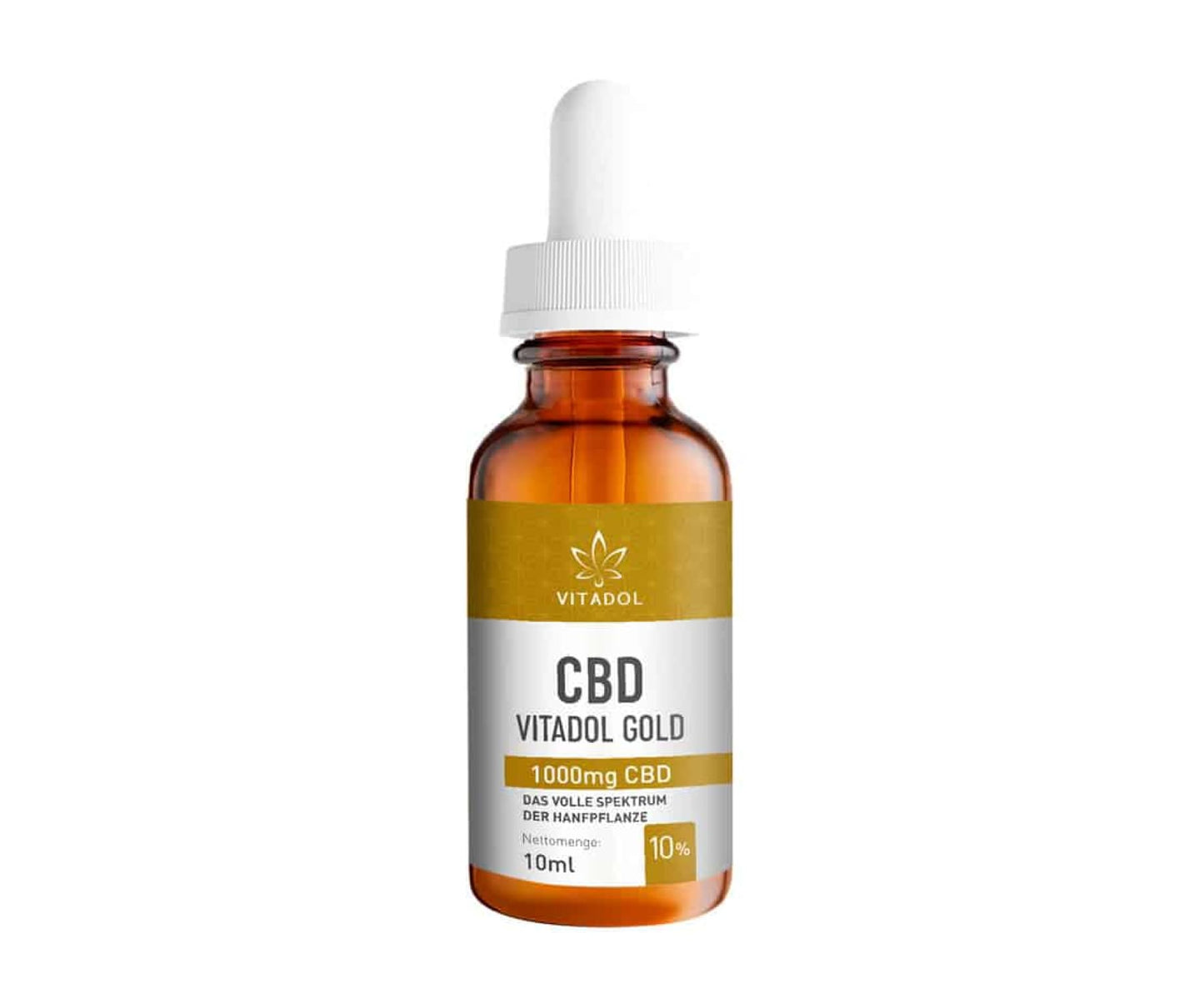 Hanf und Hemp - Vitadol Gold 10% CBD Aroma-Öl à 1000mg