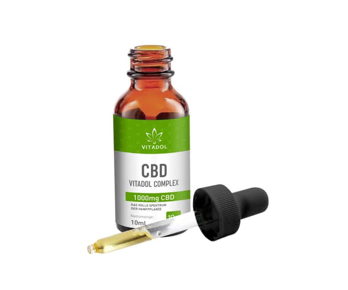 Hanf und Hemp - Vitadol Mint 10% (1.000mg) Vollspektrum CBD Aroma-Öl