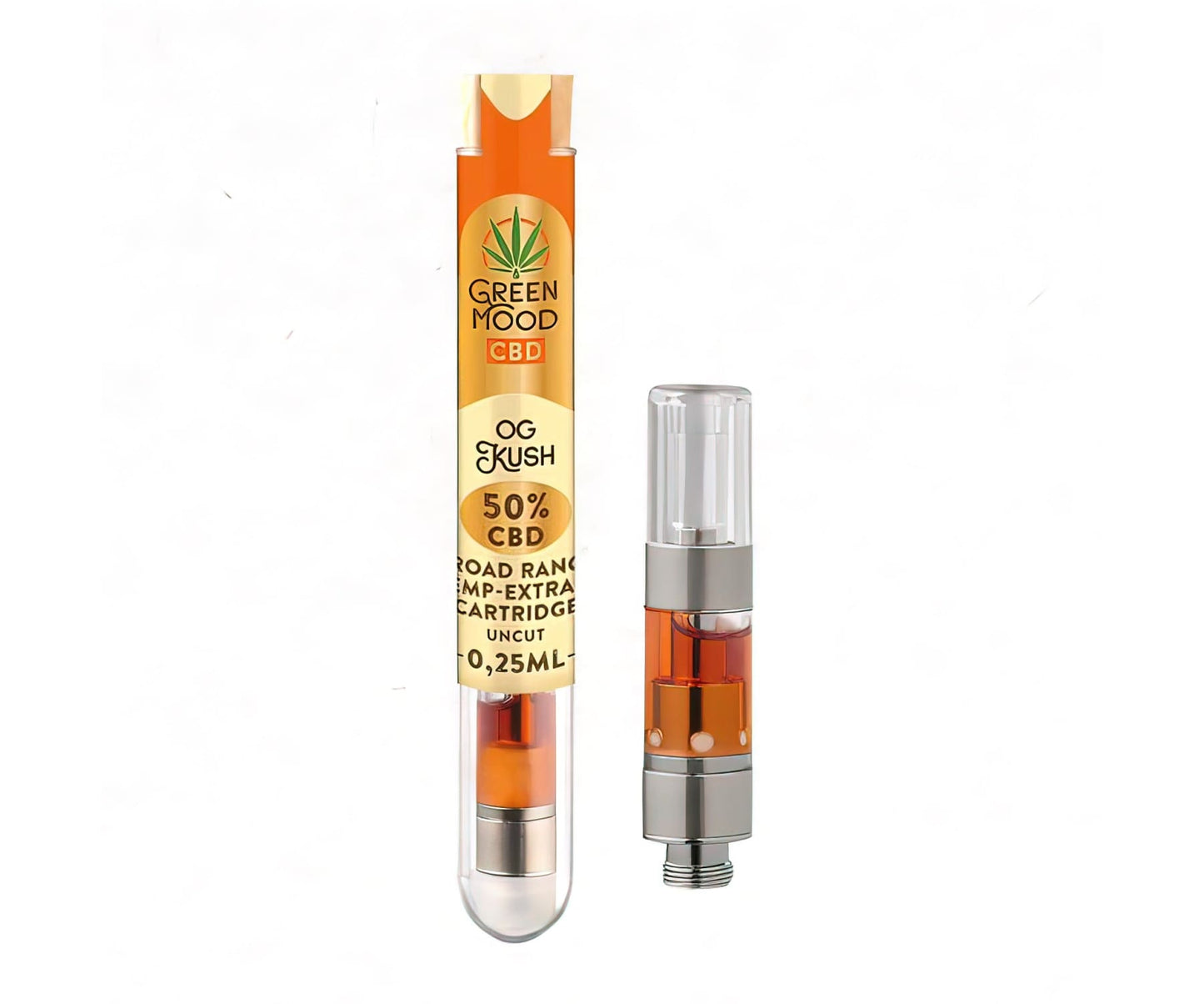 Hanf und Hemp - XEO Green Mood – CBD Broadrange Extrakt Cartridge 50% (253mg) – 0,25ml