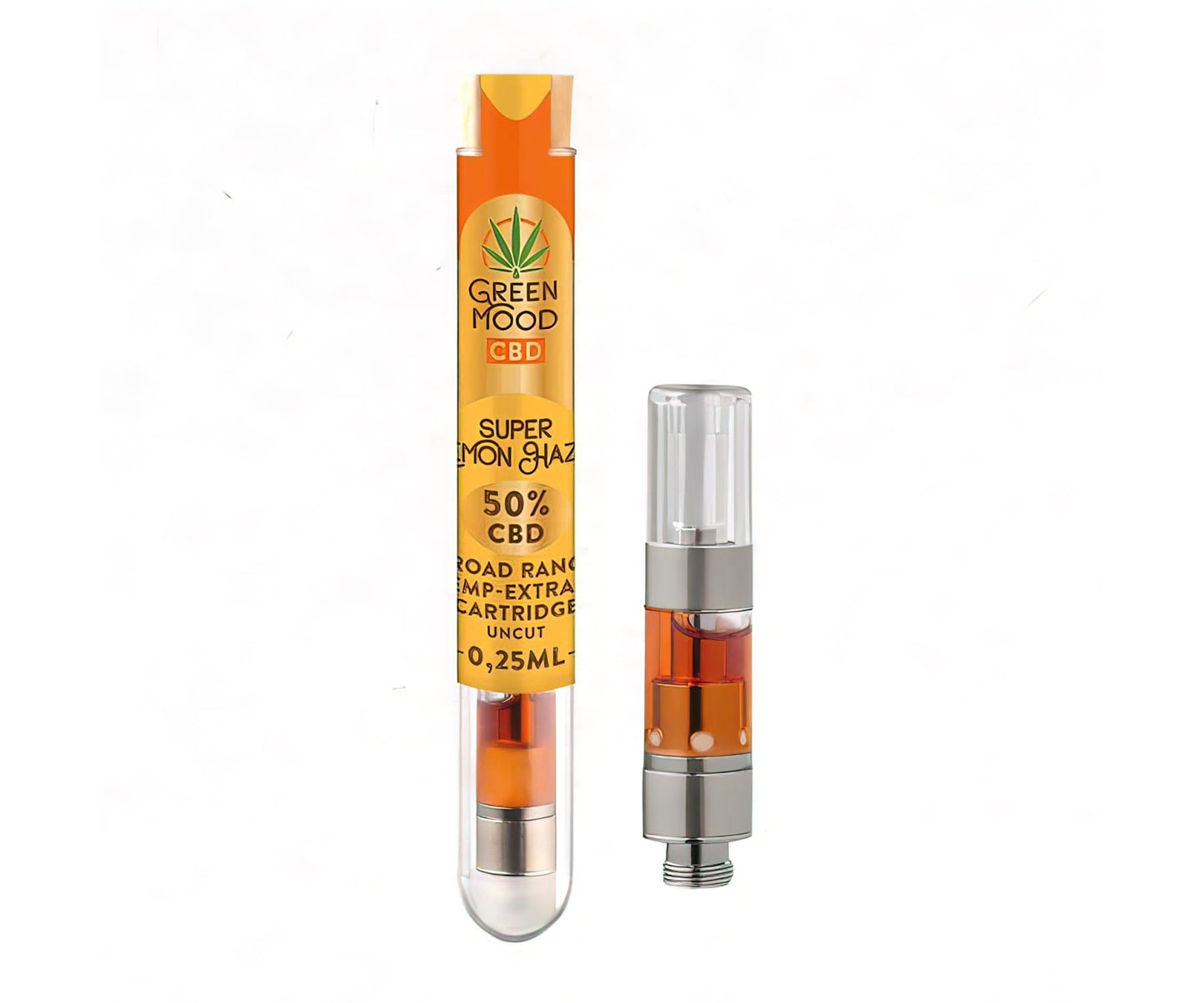 Hanf und Hemp - XEO Green Mood – CBD Broadrange Extrakt Cartridge 50% (253mg) – 0,25ml