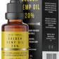 HEMP PHYTOMEDICAL Golden Hemp Oil 20% Hochkonzentriertes natürliches und reines Hanföl (200 mg/ml) ohne Chemikalien