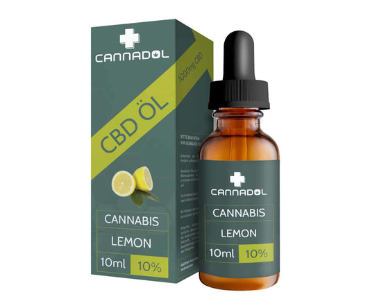 Hanf und Hemp - Cannadol Lemon Vollspektrum CBD Öl - 10%