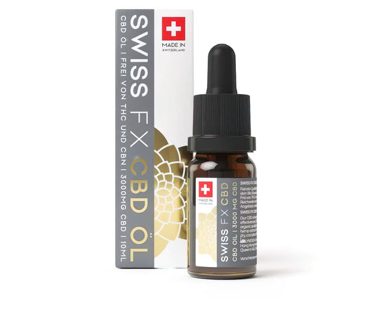 Hanf und Hemp - Swiss FX – THC frei CBD Öl 30% in MCT (3000mg) – 10ml