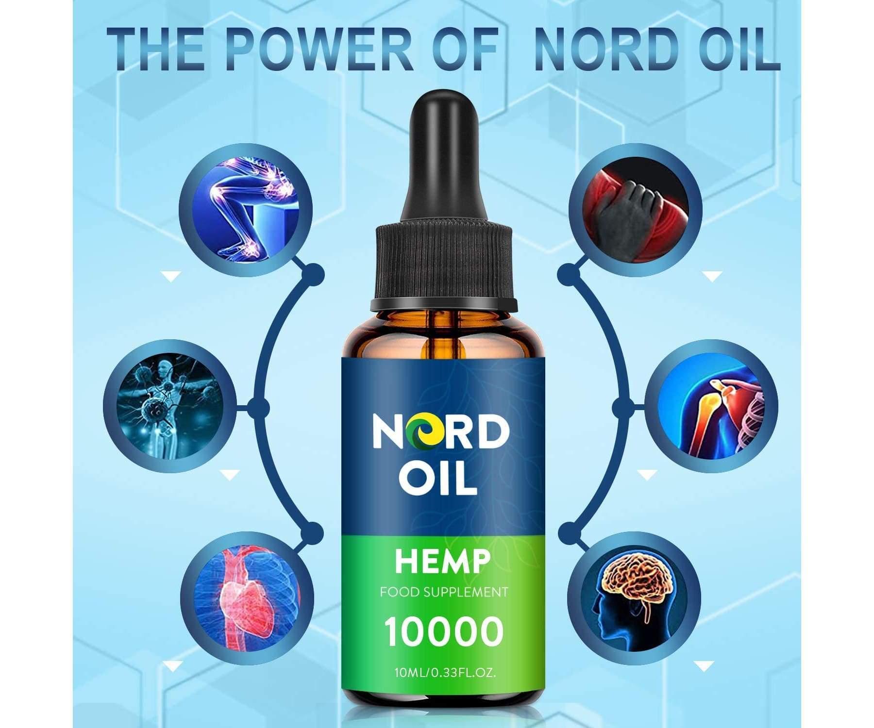 NORD OIL - 2 Pack NORD Oil 10X Hanföl à 10000MG - 10ML