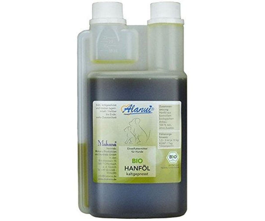 alanui - alanui Bio Hanföl für Tiere - kaltgepresst 100% rein - 250ml - Gesundheit - Stress