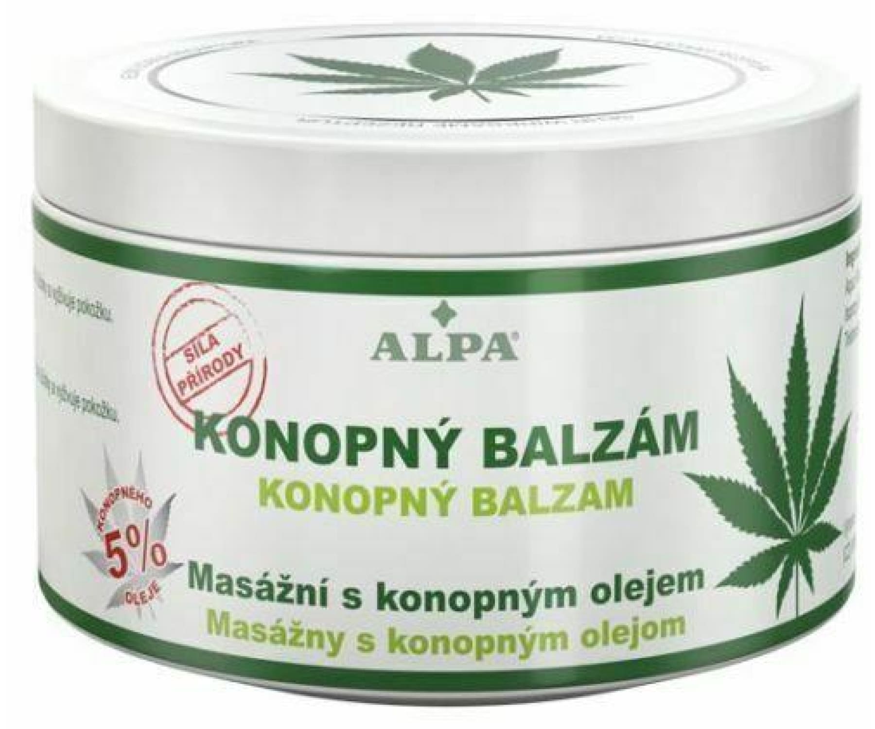 Hanf und Hemp - ALPA CANNABIS Hanfbalsam 250ml DOSE