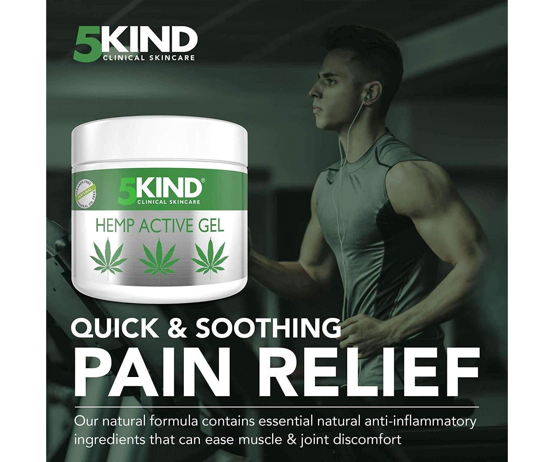 Hanf&Hemp - Beruhigendes Hanf Aktivgel für Muskeln & Gelenke Cannabisöl 300ml