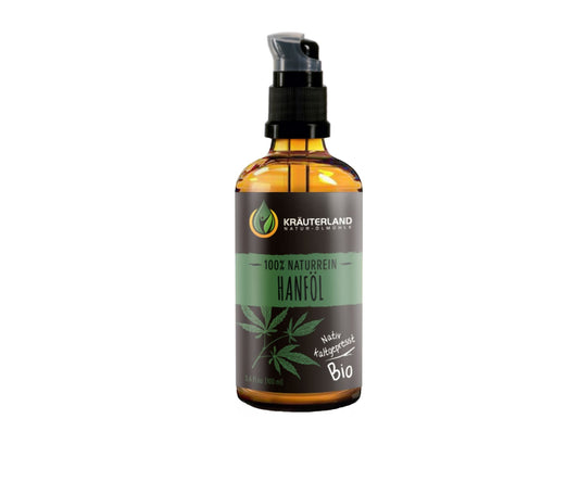 Hanf und Hemp - Bio Hanf Hautöl Hanfsamenöl 100ml