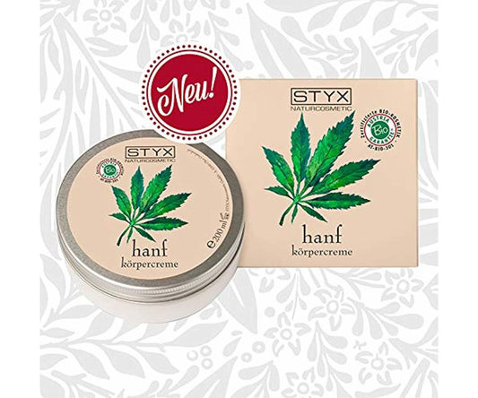 Hanf&Hemp - BIO Hanf SALBE 200ml Natur CBD Creme hochdosiert mit Bio-Hanföl