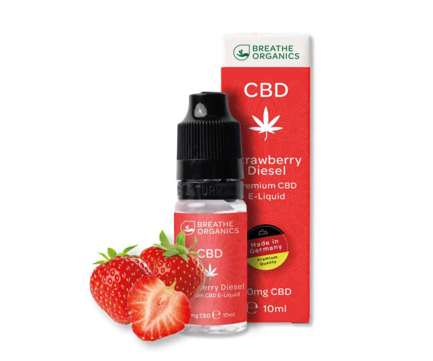 Hanf und Hemp - Breathe Organics – CBD E-Liquid 0,3 % (30 mg) – 10 ml