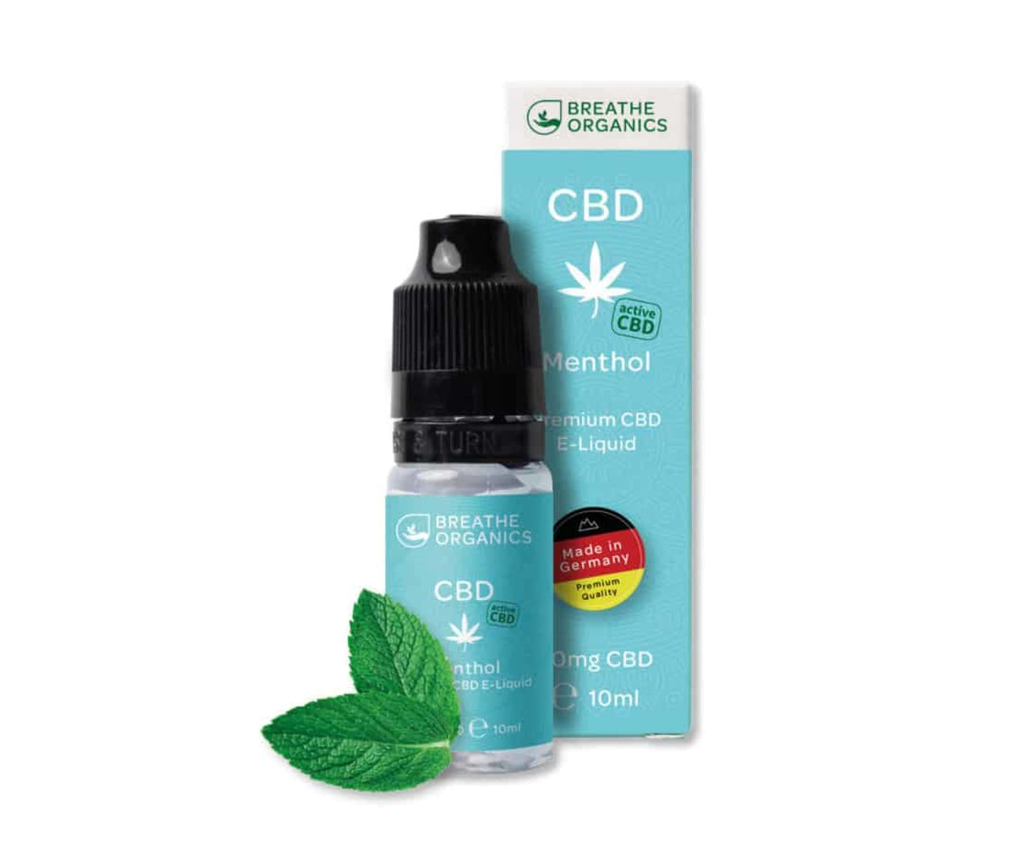 Hanf und Hemp - Breathe Organics – CBD E-Liquid 3% (300 mg) – 10 ml