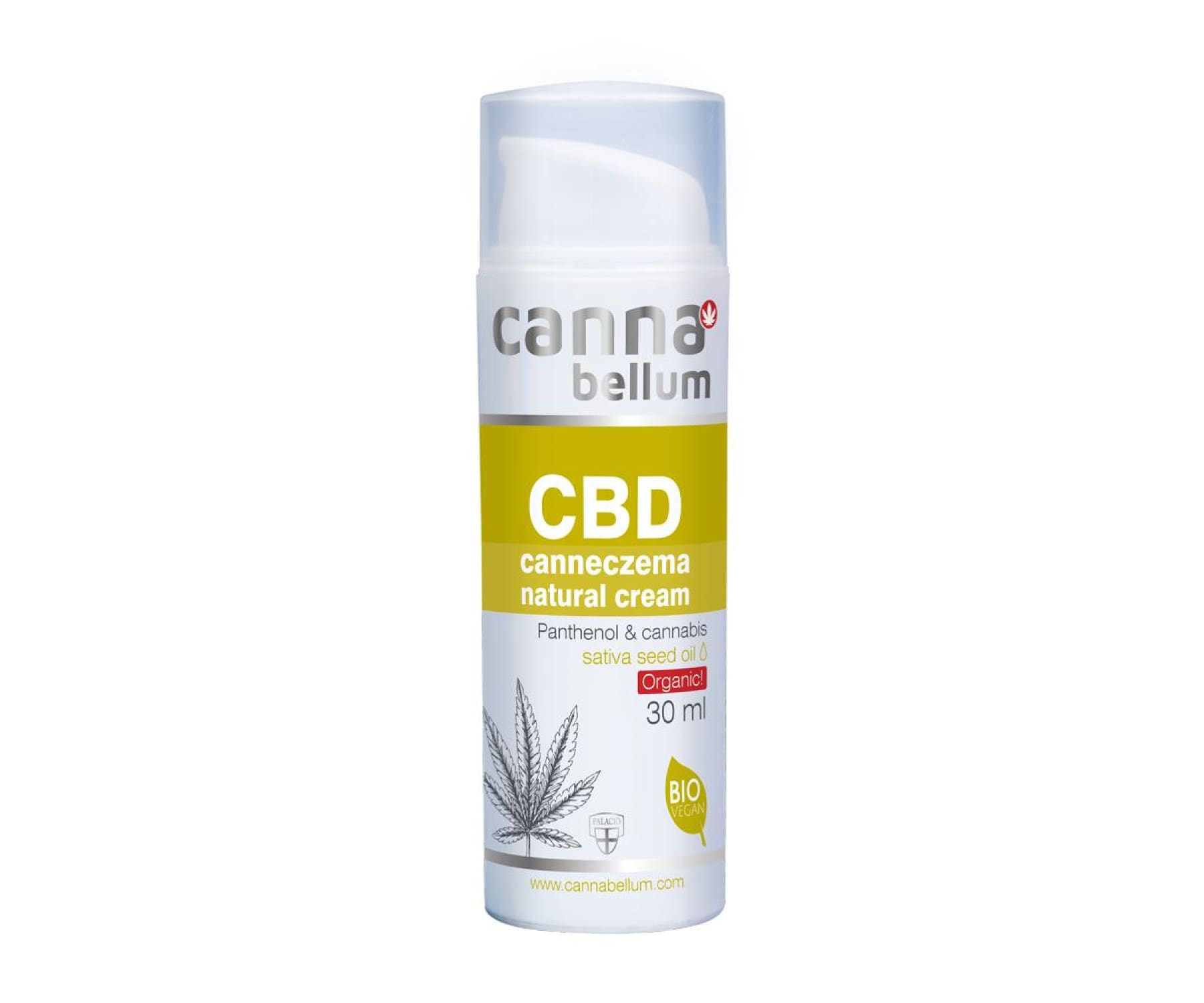 Hanf und Hemp - Cannabellum CBD Canneczema Natural Cream 30ml