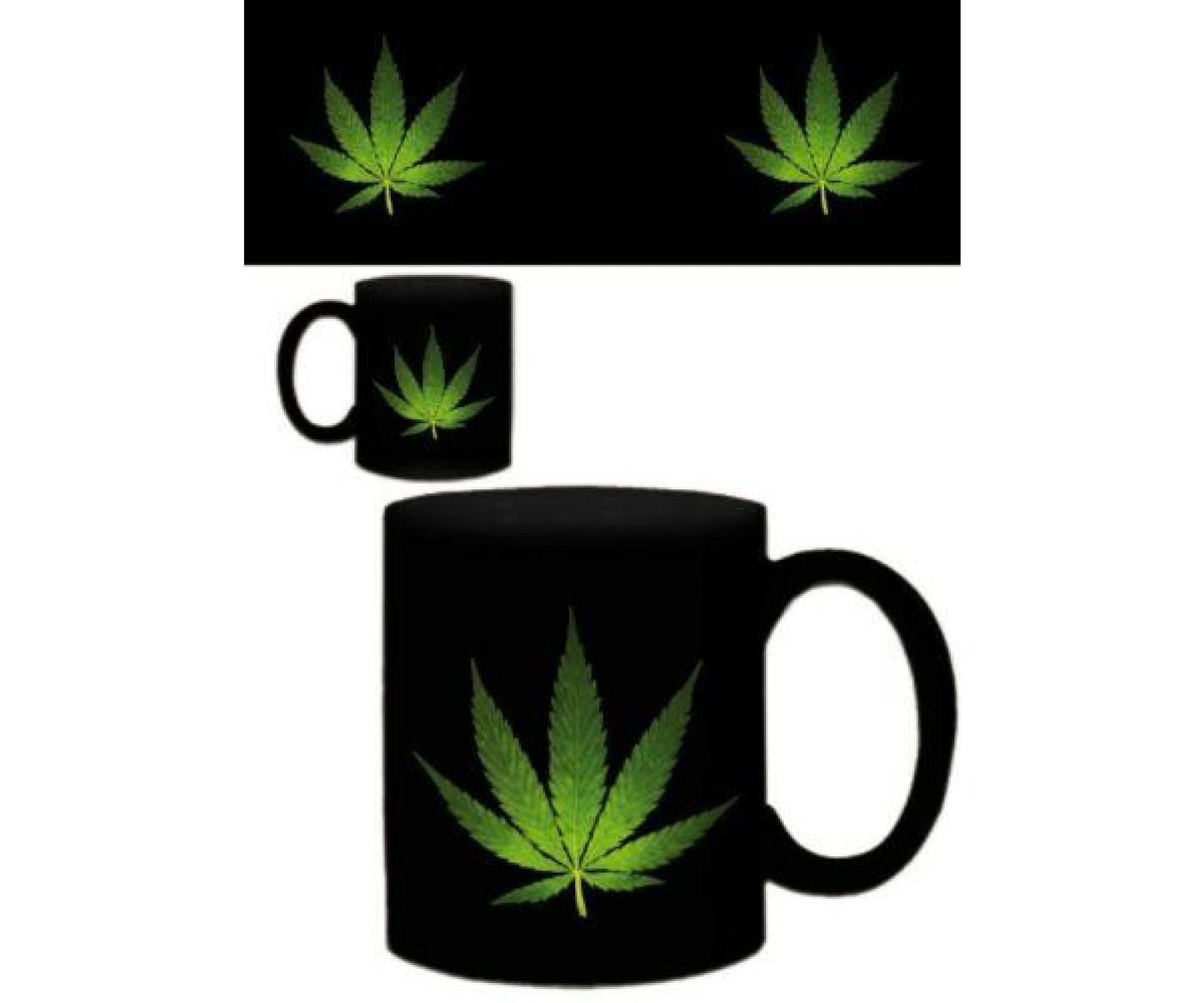 Hanf und Hemp - Cannabis - Hanf Blatt Gras Marihuana Tasse