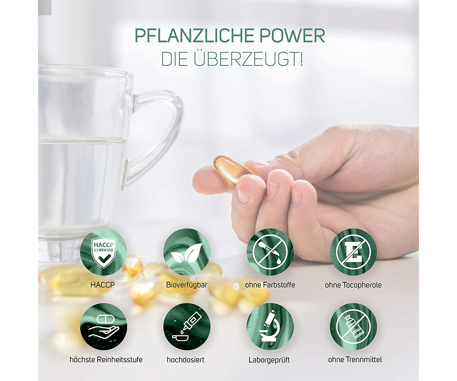 Iron Age - CANNACAPS - 120 Kaltgepresste Premium Hanf-Öl Kapseln à 1000mg