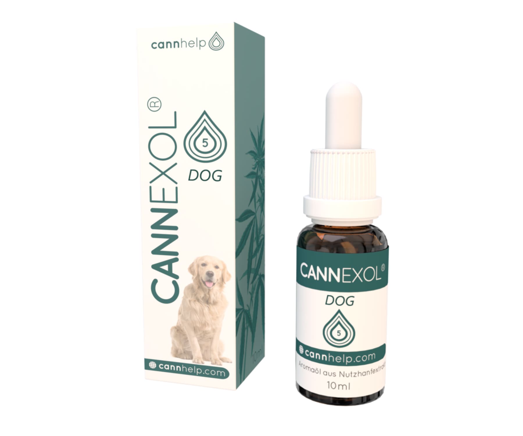 Hanf und Hemp - Cannexol Dog CBD Öl für Hunde 5% - 500mg