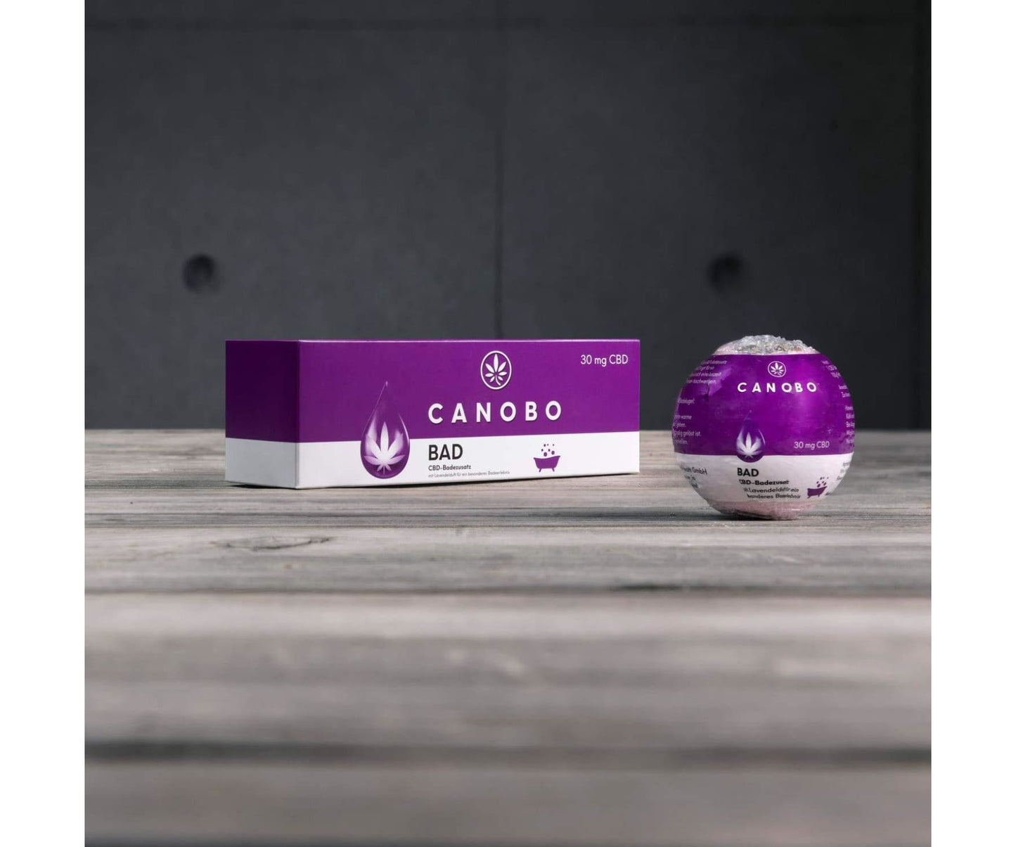 Canobo - CANOBO BAD - CBD Badekugel (3er Pack) - Mit beruhigendem Lavendel & CBD