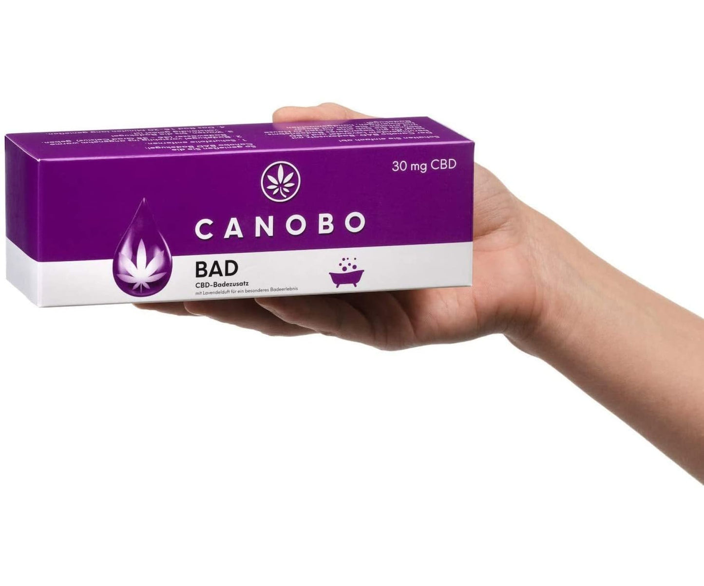 Canobo - CANOBO BAD - CBD Badekugel (3er Pack) - Mit beruhigendem Lavendel & CBD