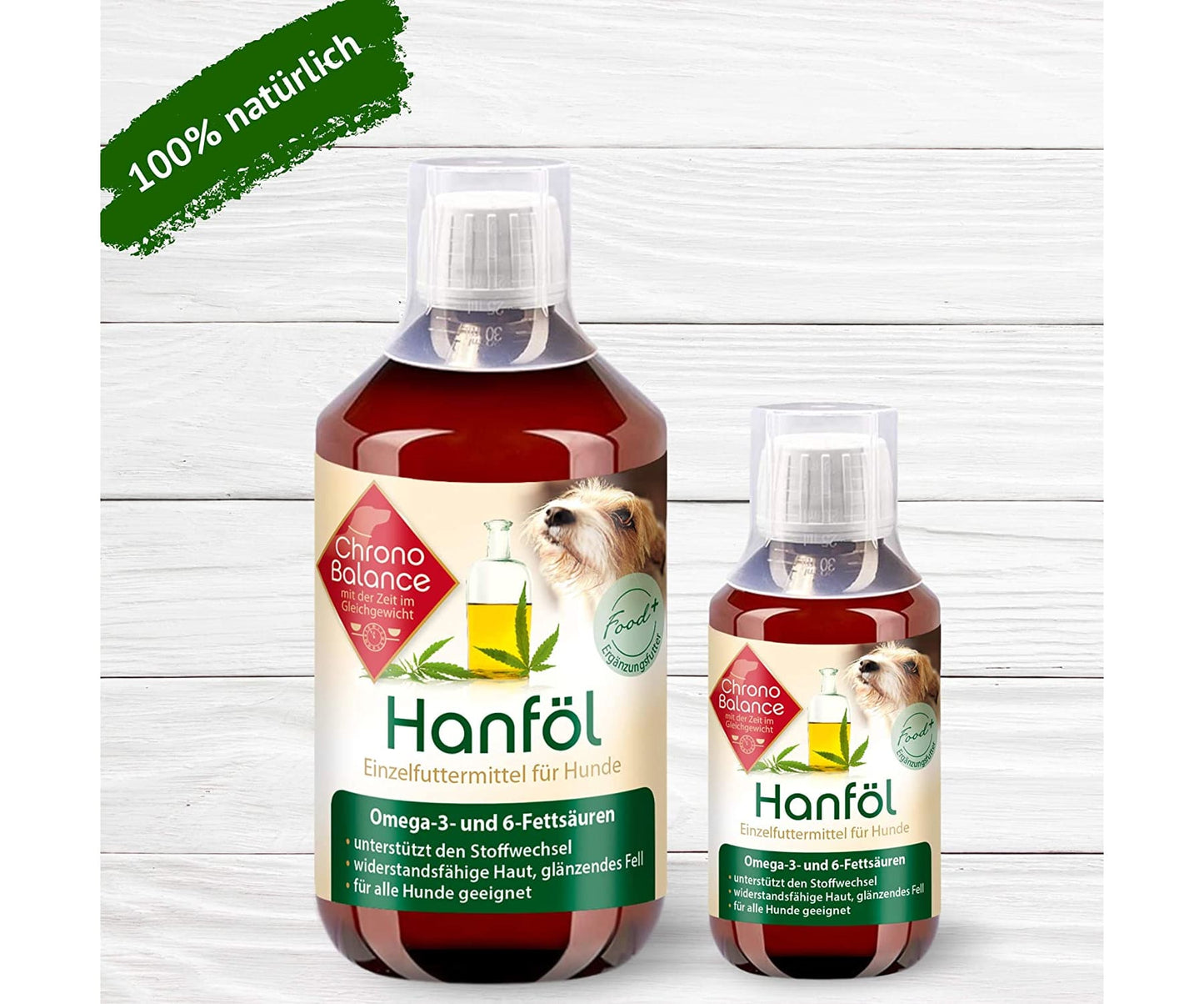 ChronoBalance - ChronoBalance Hanföl für Hunde - 100% Rein und Natürlich 100ml