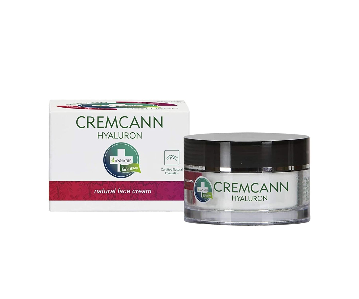 Hanf und Hemp - CREMCANN feuchtigkeitsspendende Hanf Creme mit Hyaluronsäure 50ml