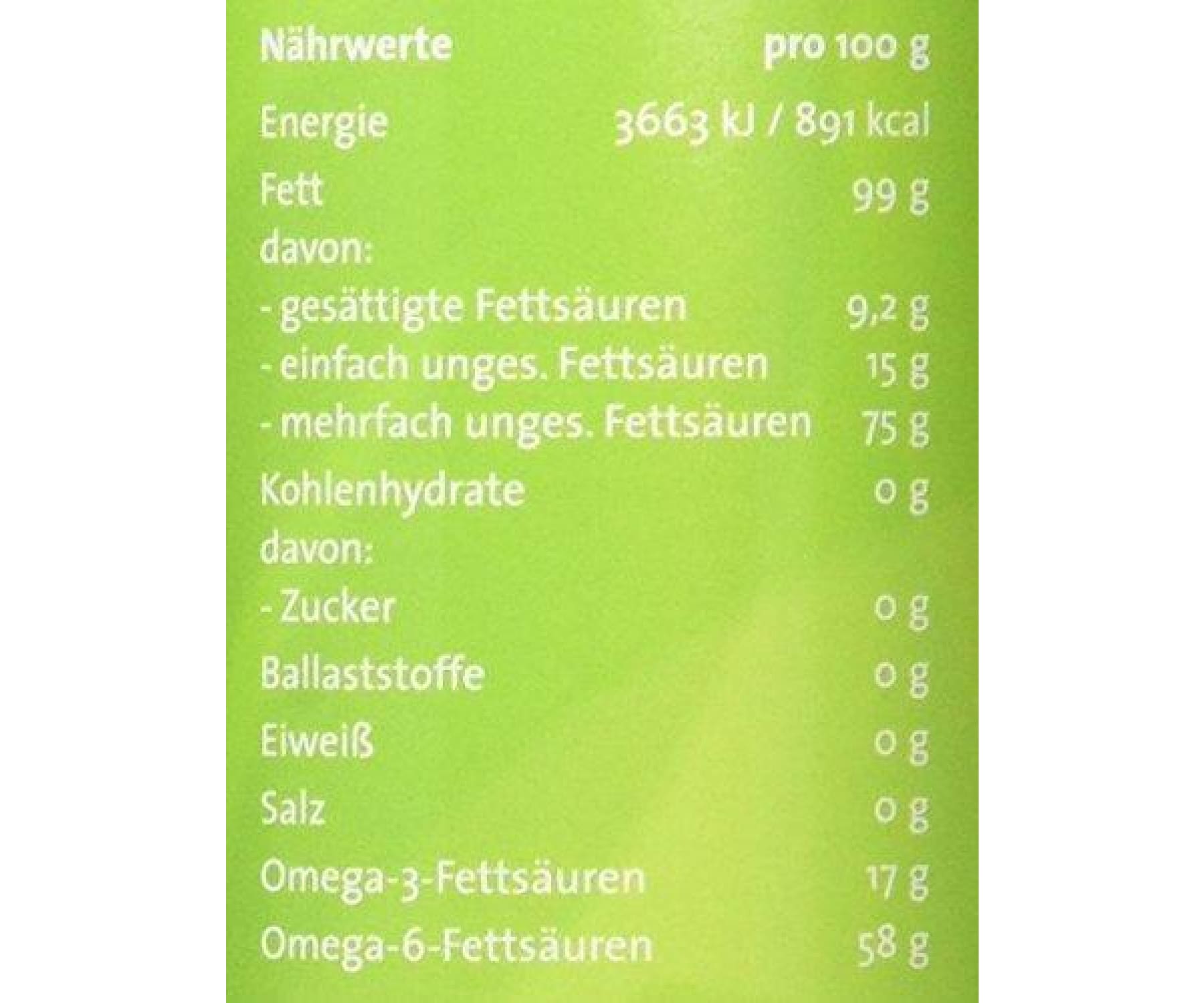 Hanf&Hemp - Duowell Hanfnussöl 500 ml - Bio Hanföl kaltgepresst nativ Omega-3