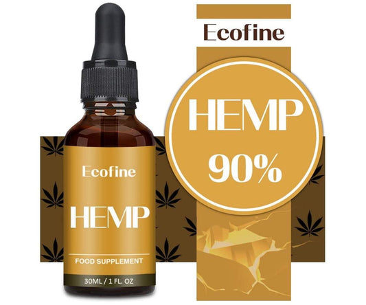 ECOFINE - EcofineHemp Hanföl - 90% = 30.000mg (30ml) - 100% Natürlich