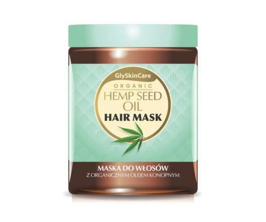Hanf und Hemp - GlySkinCare Haarmaske mit Bio-Hanföl 300ml - Haut- und Haarpflege