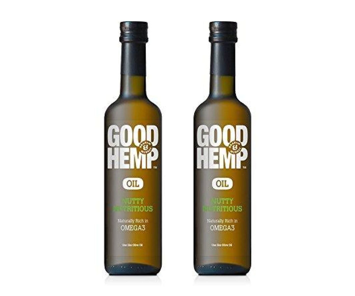 Hanf und Hemp - Good Hemp Hanföl - Kochen Braten Salate 2x 500ml