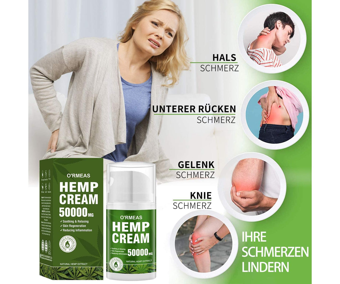 Brand: O’RMEAS - Hanfcreme Hochkonzentriert à 50.000mg