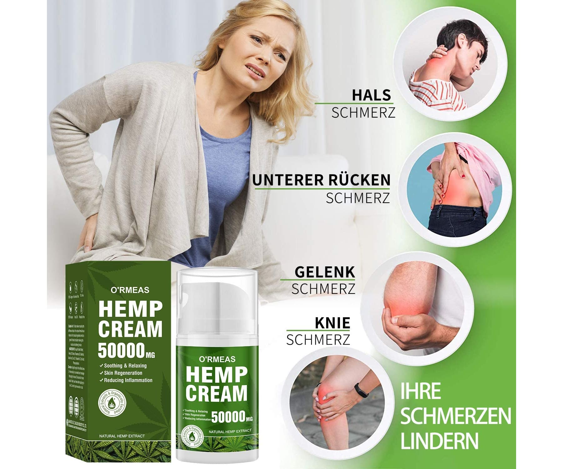 Brand: O’RMEAS - Hanfcreme Hochkonzentriert à 50.000mg