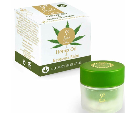 Hanf&Hemp - Hanföl mit Bienenwachs Balsam Gesicht - Feuchtigkeitscreme zur Hautpflege