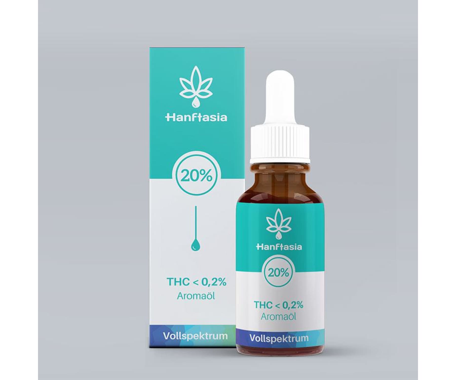 Hanf und Hemp - Hanftasia Aroma-CBD Öl 20% - Vollspektrum 10ml/20ml